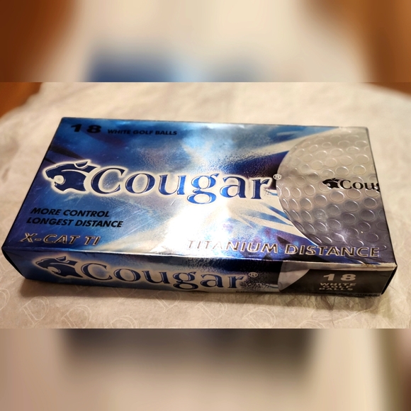 Cougar Games Cougar Xcat Ti Titanium Distance Golf Balls 8 Nwt